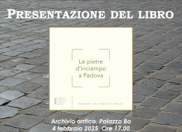 Padova, un libro per ricordare le Pietre d’Inciampo