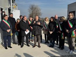 L'assessore Marcato inaugura a Rovolon il centro di stoccaggio temporaneo per i cinghiali alla presenza