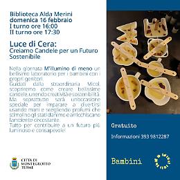 Laboratorio creativo di candele per bambini alla Biblioteca Alda Merini