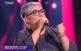 La limenese Saba De Rossi, seconda classificata alla prima edizione del talent show musicale di Canale 5 “Io Canto Senior”