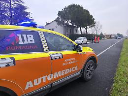 Frontale sulla Bresciana: codice rosso per tre feriti 