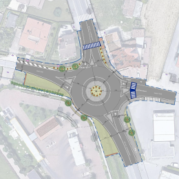 Albignasego. Conclusi dopo un anno i lavori della rotatoria di via Verdi