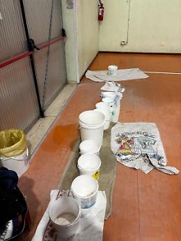 Abano Terme. Infiltrazioni al Palasport