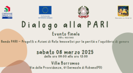 Parità di genere e innovazione: il bando P.A.R.I. a Villa Borromeo