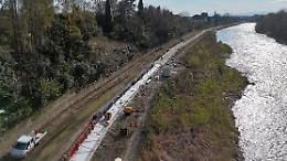 Cittadella: ultimi lavori per il consolidamento del canale Medoaco