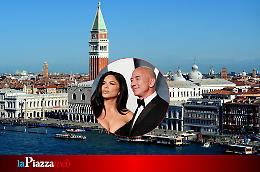Tensione a San Marco: protesta contro il matrimonio di Bezos, due finti sposi e cartelli pro Gaza