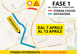 Nuovo acquedotto in costruzione a Bassano: modifiche alla viabilità in partenza dal 7 aprile