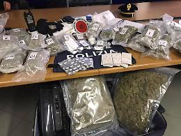 Vicenza, allarme droga: sequestrati tre etti di sostanze al giorno 