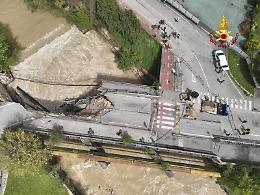 Tragedia di Valdagno: le sconvolgenti immagini del ponte crollato