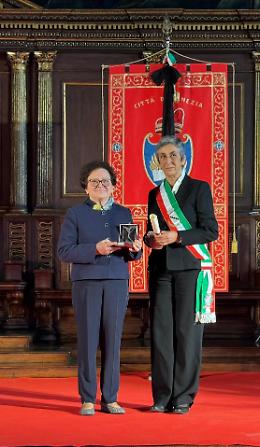 Premiata a Venezia un'eccellenza salese, Premio San Marco a Manuela Marzaro