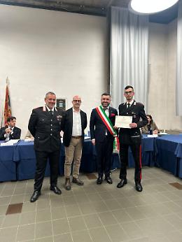 Cadoneghe. Attestato di benemerenza al carabiniere Muggeo
