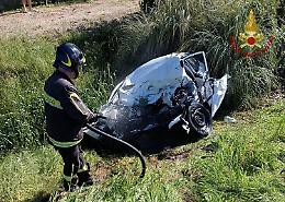 Frontale tra auto e camion a Codevigo: morto un ragazzo di 25 anni