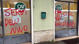 Attacchi no-vax alla sede Cisl di Verona, il PD denuncia