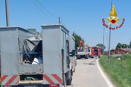Danneggiata una condotta del gas a Cavarzere, intervengono i Vigili del Fuoco