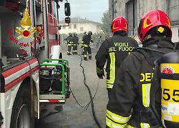 Agugliaro, principio d’incendio, azienda invasa dal fumo