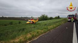 Doppio incidente sull’A13 tra Monselice e Boara: tre feriti, uno in gravi condizioni
