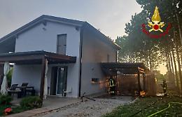 Zero Branco, esplosione in una pompeiana: ustionato un uomo nello scoppio di una bombola