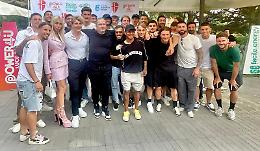 Calcio Padova, festa senza sosta: cena di fine stagione tra brindisi e sorrisi