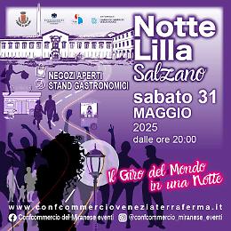 Salzano si accende di magia con la Notte Lilla