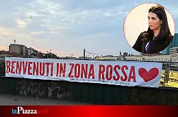 Polemica zona rossa: la Lega attacca il Comune per lo striscione incriminato