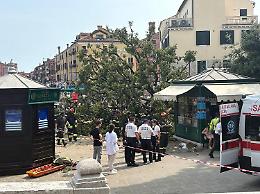 Crolla un albero a Piazzale Roma, Venezia: quattro feriti ancora in ospedale