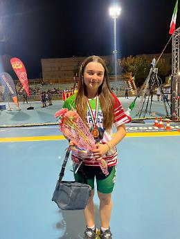 La padovana Vittoria Andreetta campionessa italiana su pista a Trapani 
