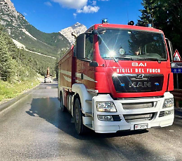 San Vito di Cadore, riaperta parzialmente la SS51 Alemagna dopo la frana
