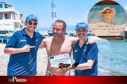 Jesolonuoto, impresa nello Stretto di Messina in memoria di Roberto Giacchetto