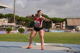 Anita Nalesso campionessa italiana juniores nel lancio del peso a Grosseto