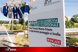 Passaggio a livello di Roncade: in arrivo sovrappasso e sottopasso ciclopedonale