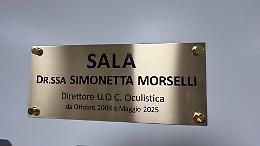 Ospedale San Bassiano, una targa in ricordo della dott.ssa Simonetta Morselli
