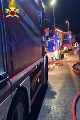 Incendio nella notte a Cappella Maggiore, nessun ferito
