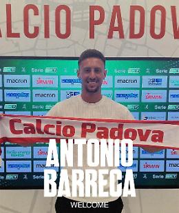 Antonio Barreca è un nuovo giocatore del Calcio Padova