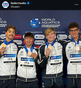 Francesco Ceolin del Pio X conquista un argento e un bronzo nel nuoto ai Mondiali Juniores in Romania