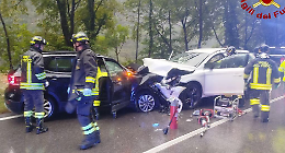 Scontro frontale alla Stanga di Sedico: quattro feriti e strada chiusa per mezz’ora
