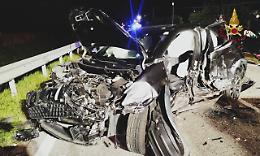 Scontro tra due auto sulla SP46 a San Vito di Leguzzano: recuperato un automobilista incastrato tra le lamiere
