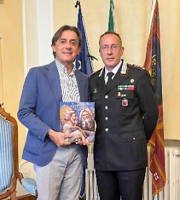 Padova: il sindaco Giordani incontra il nuovo comandante dei Carabinieri a Palazzo Moroni