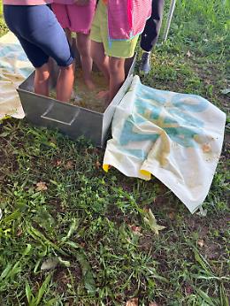 Vendemmia in classe: 125 bambini della "De Amicis" scoprono la pigiatura