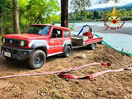 Importante simulazione a Belluno per i Vigili del Fuoco della regione: testata l’alta capacità di pompaggio per la lotta agli incendi boschivi