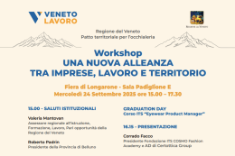 Occhialeria bellunese, nuove strategie per il futuro del lavoro tra imprese e territorio