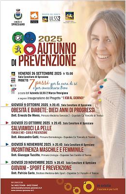 Spresiano lancia il quarto “Autunno di Prevenzione” per insegnare ai cittadini i segreti di una vita lunga e sana