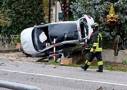 Incidente a Noale: auto si ribalta dopo un malore del conducente, ferito un 26enne