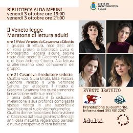 A Montegrotto l'autunno si riempie di parole: 30 eventi tra cinema, teatro e letteratura