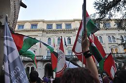 “Palestina libera dal fiume fino al mare, Padova lo sa, da che parte stare"