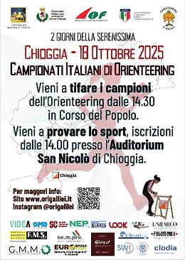 Chioggia e Mirano protagoniste dell'Orienteering nazionale