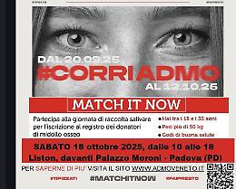 Match It Now a Padova: la carica dei giovani donatori per salvare vite
