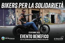 Motori accesi per la ricerca: i bikers scendono in strada con Brumotti per Città della Speranza