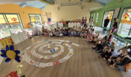 I bimbi delle scuole paritarie del trevigiano invocano la pace nel mondo