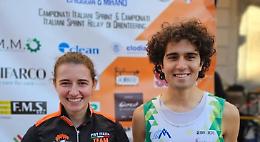 Un successo i campionati italiani di sprint di orienteering. A primeggiare Caterina Dallera e Francesco Mariani  