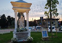 Casalserugo. Benedetto il nuovo capitello di Santa Maria degli Angeli
